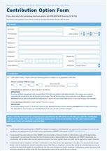 Contribution Option Form