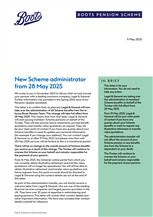BPS Administration letter – deferred members